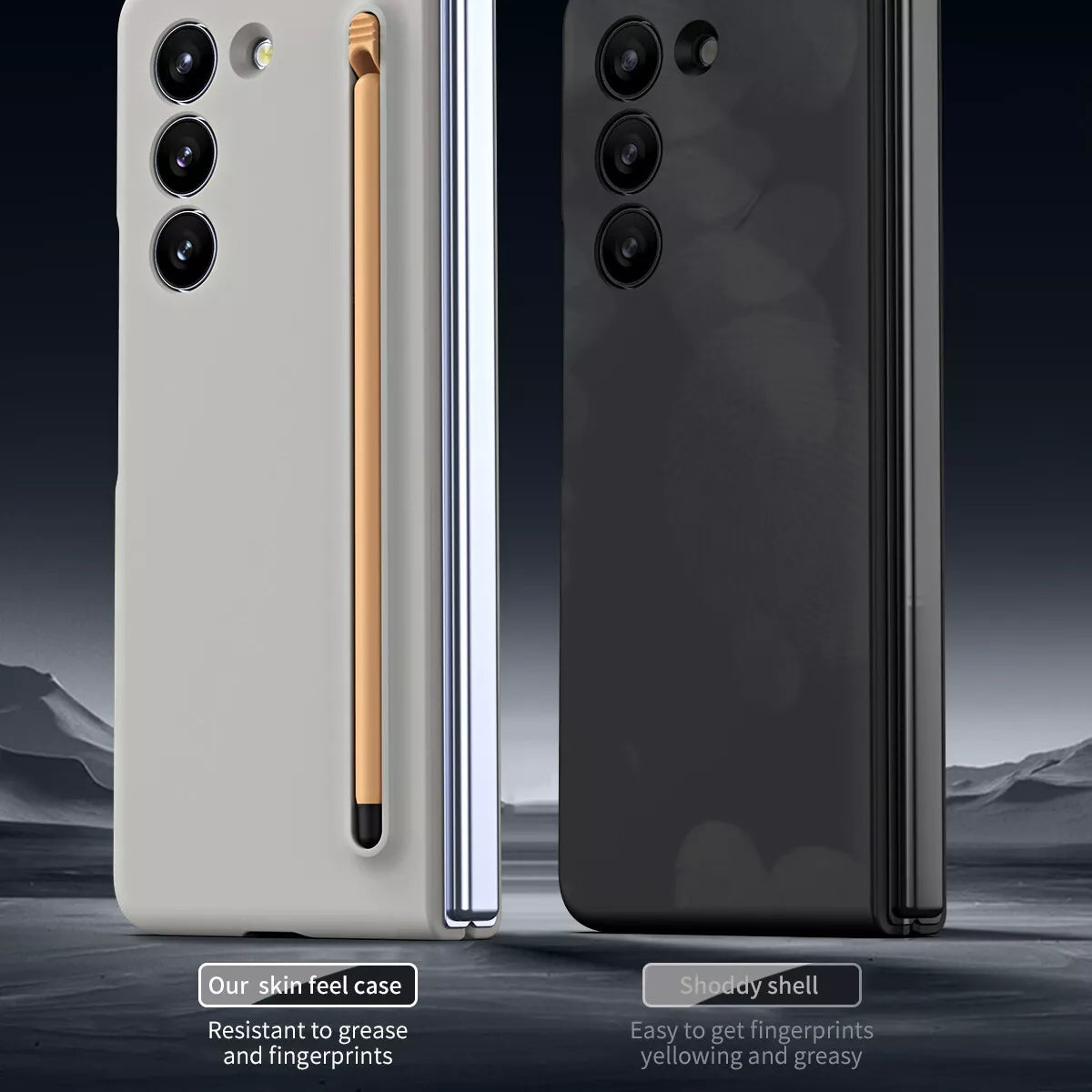 Galaxy Z Fold Series S Pen & Luxurious Glass Case